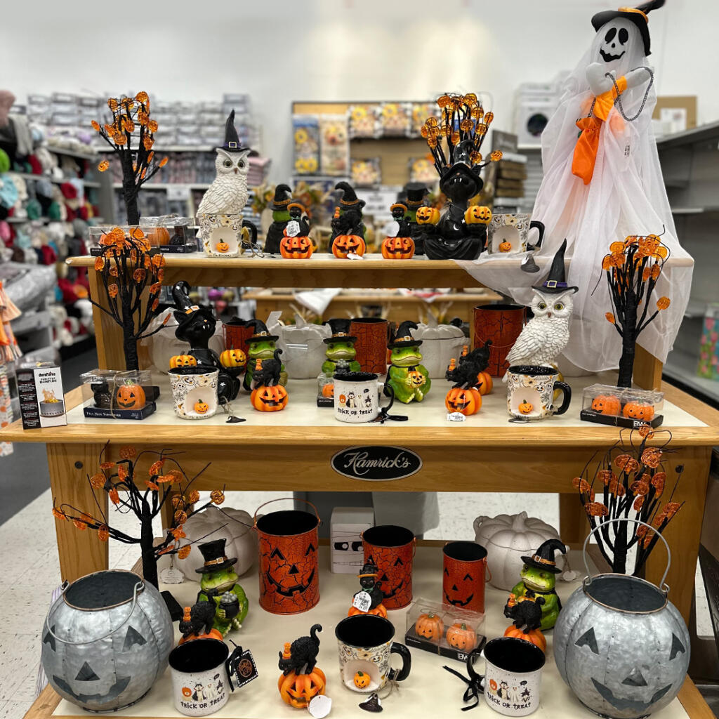 Halloween Decor at Hamrick's